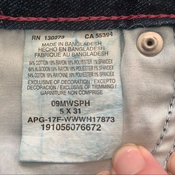 Wrangler Women’s Dark Wash Skinny Jeans Size 5 - Picture 4 of 4